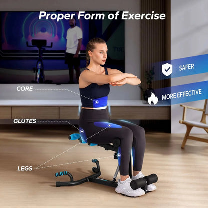 Deep Squat Machine – Multifunctional Glutes, Core, Leg & body Trainer.