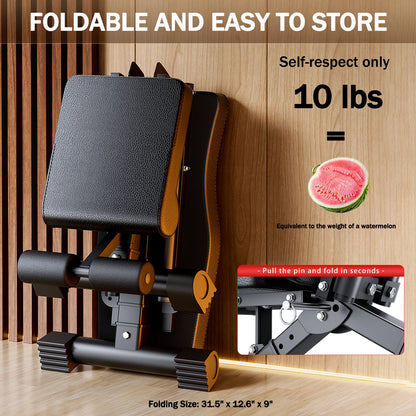 Adjustable Weight Bench | Foldable 1000LB Multifunctional Strength Training Bench
