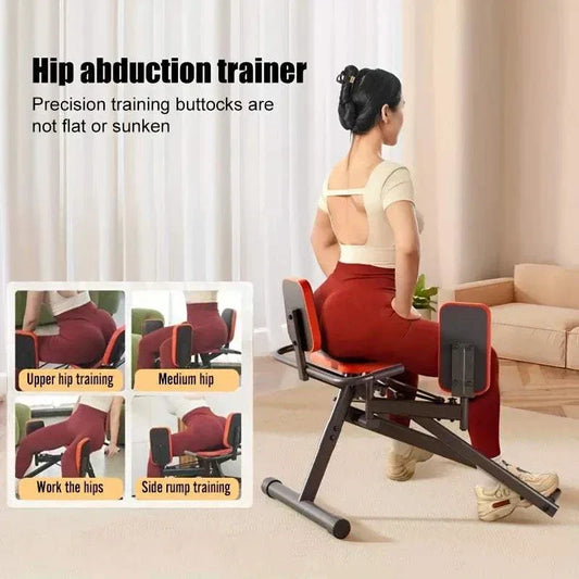 Hip alignment – Adjustable Resistance Leg Abduction Machine with ropes