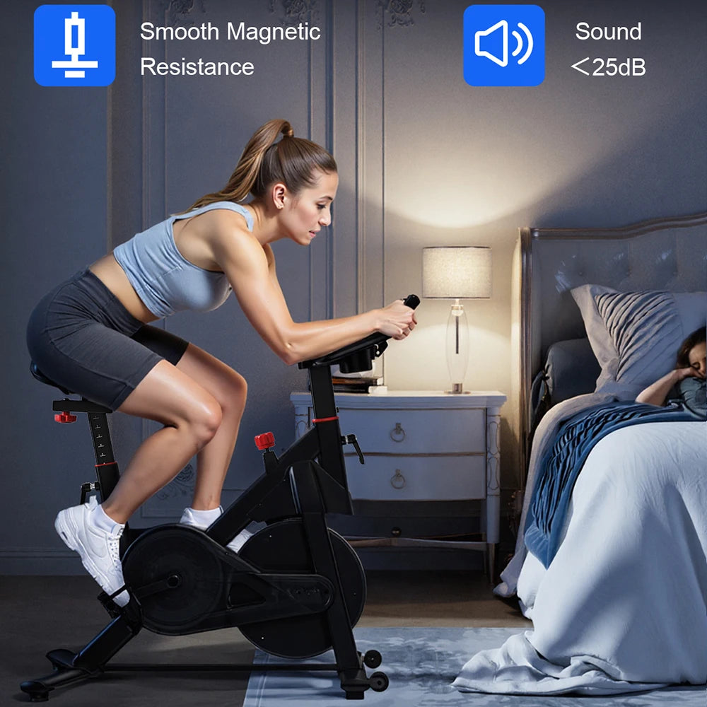 Superun Magnetic Exercise Bike – 32-Level Resistance Indoor Cycling Bike