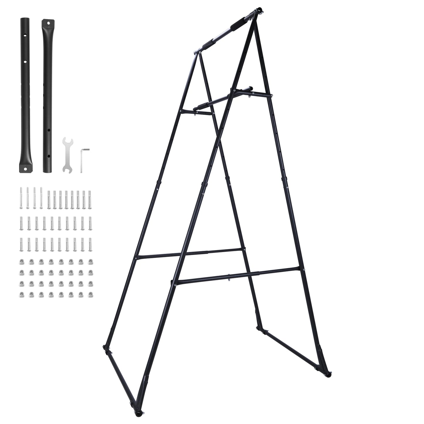 Foldable Power Tower Adjustable Home Gym Strength Training Station