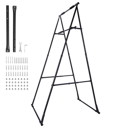 Foldable Power Tower Adjustable Home Gym Strength Training Station