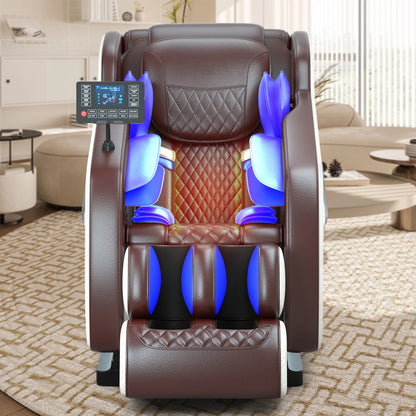 4D Zero Gravity Shiatsu Massage Chair with Heat, Air Compression & Bluetooth Speakers