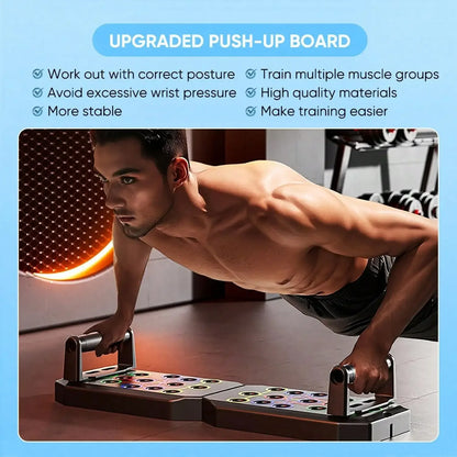 Multi-Functional Push Up Board System for Home Workouts