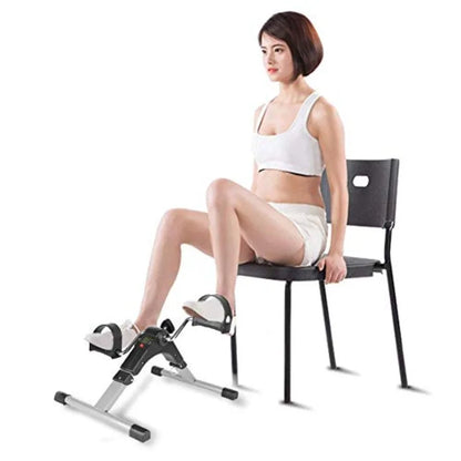 Foldable Rehabilitation Mini Exercise Bike & Stepper – Portable Cardio Trainer