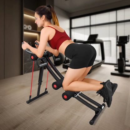 GIKPAL Foldable Ab Machine – Home Core & Ab Trainer with LCD Display