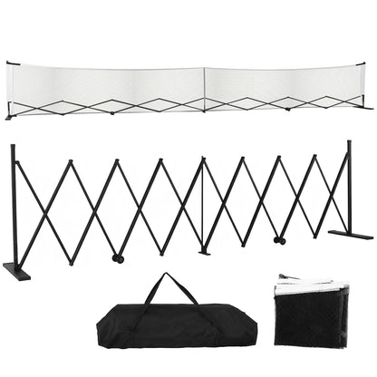 22FT Portable Pickleball Net Set with Wheels – Metal Frame & Aluminum Alloy System