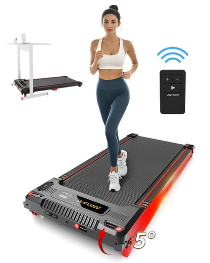 Walking Pad-Under Desk Incline Walking Treadmill 2.5HP,330 lb Capacity