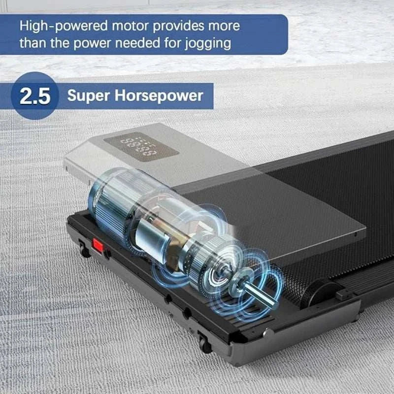 Superfit treadmill - 2-in- 1 Folding Treadmill 2.5HP, 300 lb Capacity