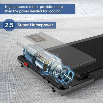 Superfit treadmill - 2-in- 1 Folding Treadmill 2.5HP, 300 lb Capacity