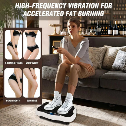 Full-Body Vibration Plate for Home Fitness & Weight Loss Pro Trainer+X