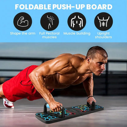 Multi-Functional Push Up Board System for Home Workouts