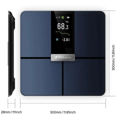 Smart WiFi Body Fat Scale – Digital Weight & Body Composition Analyzer