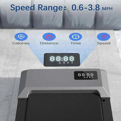 Superfit treadmill - 2-in- 1 Folding Treadmill 2.5HP, 300 lb Capacity