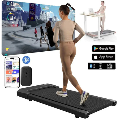 Superfit treadmill - 2-in- 1 Folding Treadmill 2.5HP, 300 lb Capacity