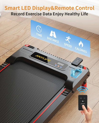 Walking Pad-Under Desk Incline Walking Treadmill 2.5HP,330 lb Capacity