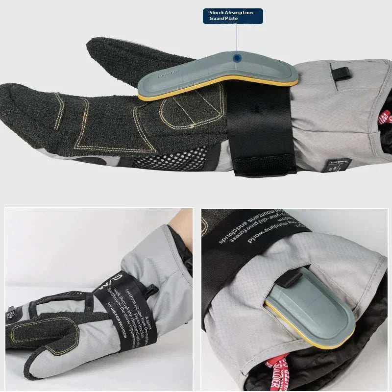 Winter Thermal Kevlar Ski Gloves – Waterproof Heated Outdoor Sports !!