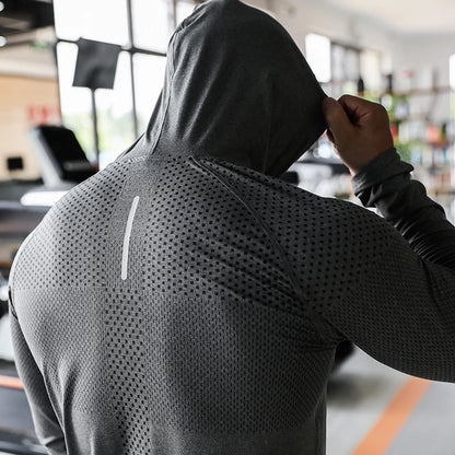 Men’s Fitness Tracksuit – Hoodie & Joggers Running Gym Set