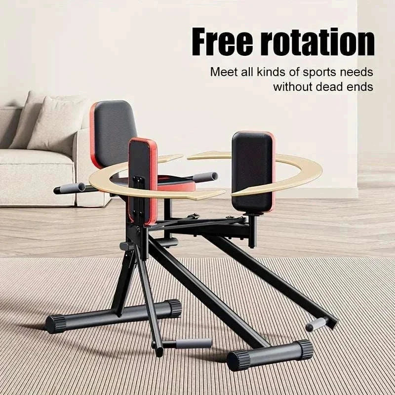 Hip alignment – Adjustable Resistance Leg Abduction Machine with ropes