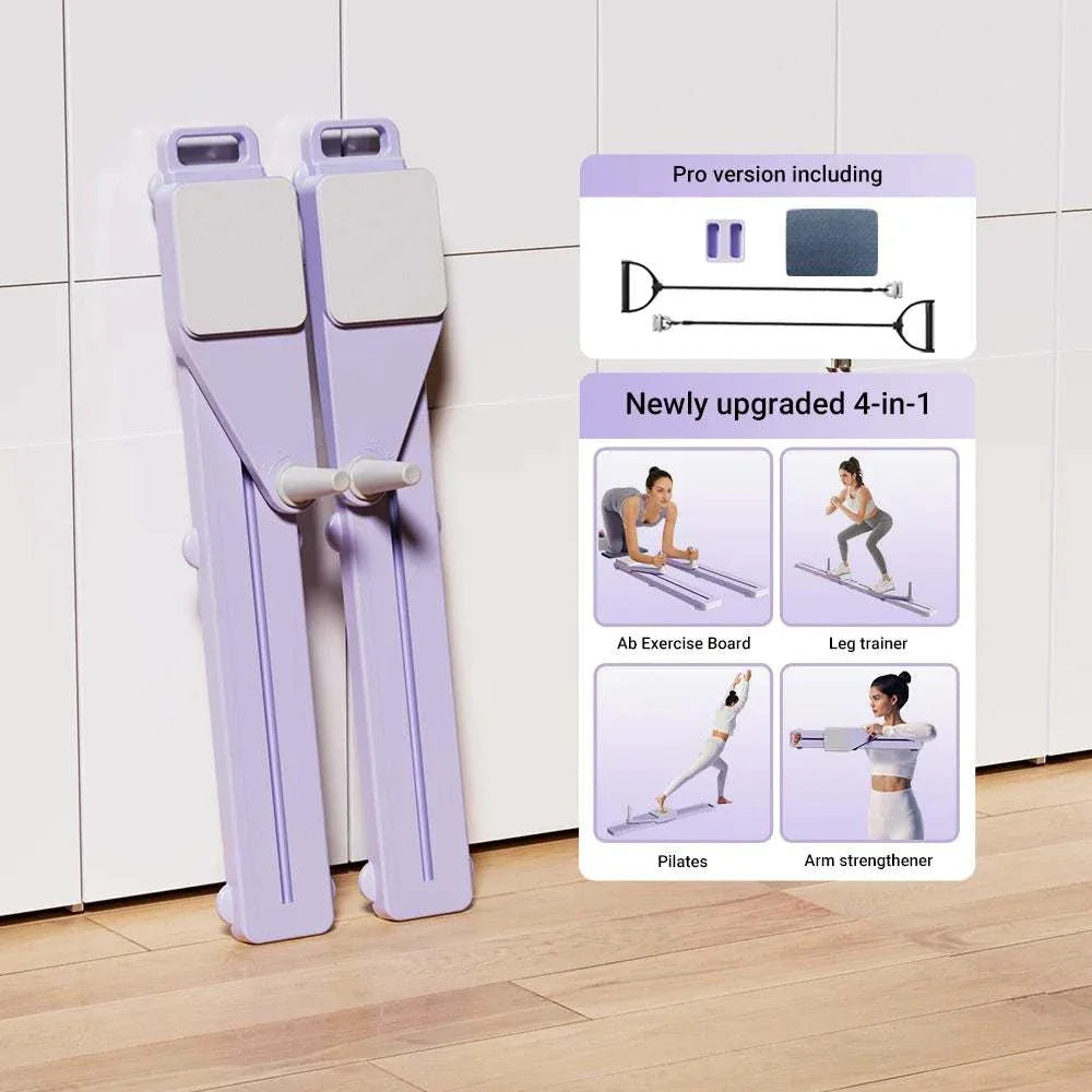 2-in-1 Abs & Ski Board – Portable Core & Leg Trainer for Home Fitness
