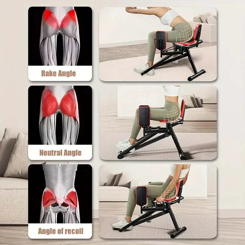 Hip alignment – Adjustable Resistance Leg Abduction Machine with ropes