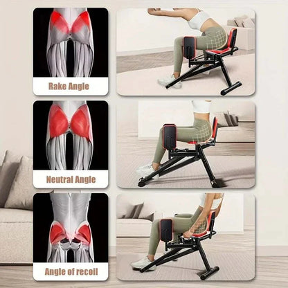 Hip alignment – Adjustable Resistance Leg Abduction Machine with ropes