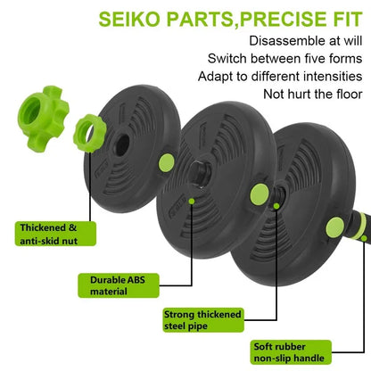 Adjustable Dumbbells 4-in-1 Set | 44/66/88LB Free Weights with Connector for Home Gym