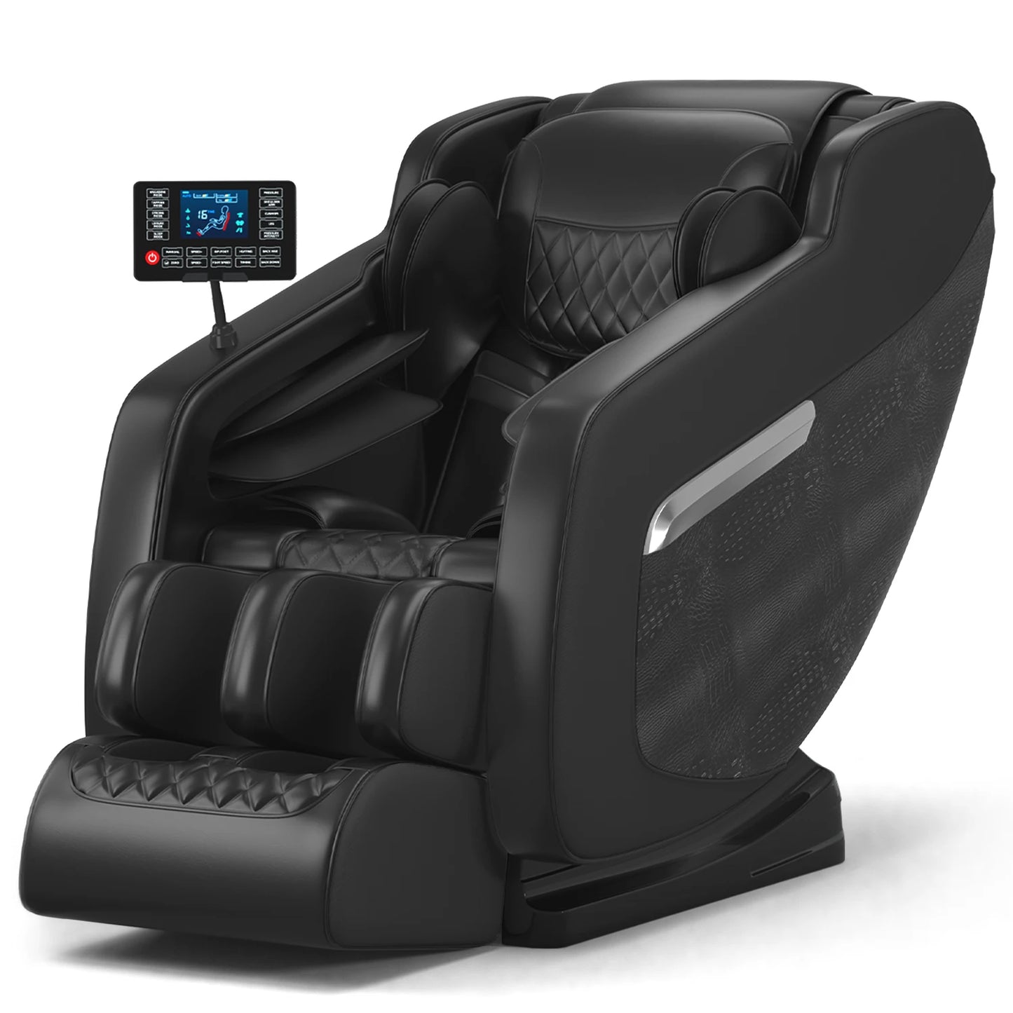 4D Zero Gravity Shiatsu Massage Chair with Heat, Air Compression & Bluetooth Speakers