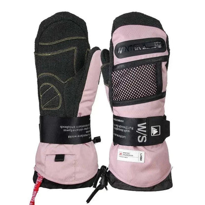 Winter Thermal Kevlar Ski Gloves – Waterproof Heated Outdoor Sports !!