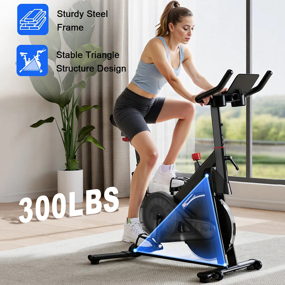 Superun Magnetic Exercise Bike – 32-Level Resistance Indoor Cycling Bike