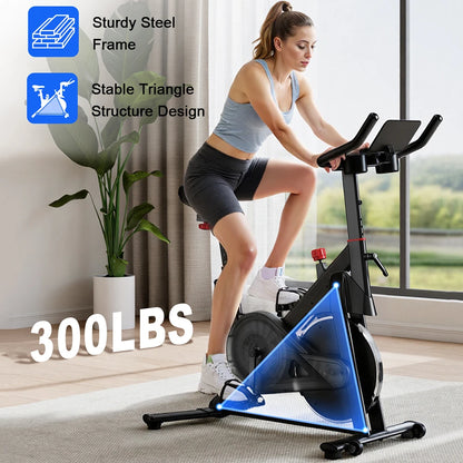 Superun Magnetic Exercise Bike – 32-Level Resistance Indoor Cycling Bike