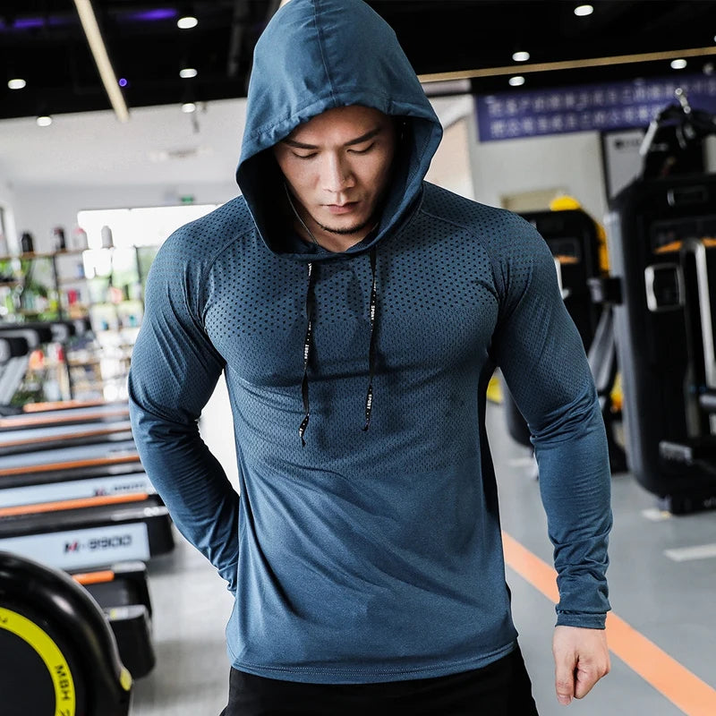 Men’s Fitness Tracksuit – Hoodie & Joggers Running Gym Set
