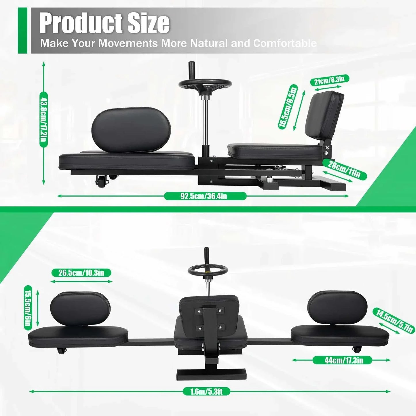 220LB Pro Leg Stretcher Yoga Split Stretching Machine for Home Gym