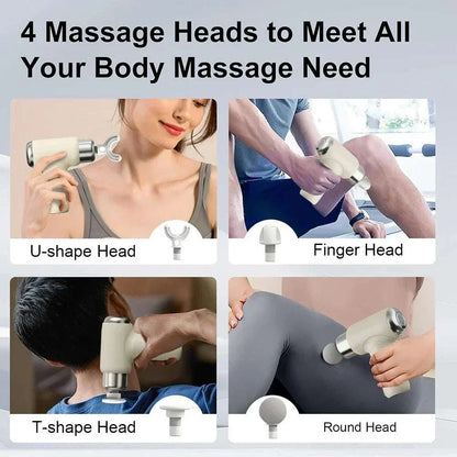 portable mini handheld massage gun for deep tissue muscle relaxation